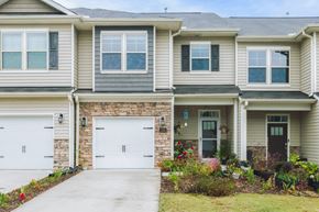 Durham house for rent - A two-story house with a garage on the first floor.