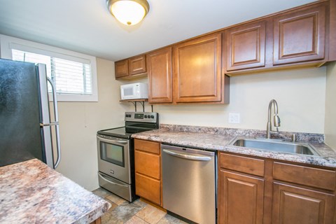 Floor plan for 1 bed, 1 bath, 500 sqft
