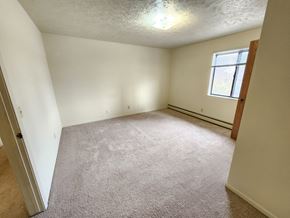 Lansing apartment for rent - A room with a carpeted floor and a window.