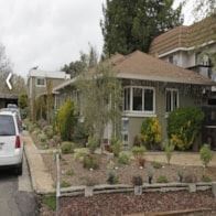 Calistoga apartment for rent - A white car is parked in a driveway.