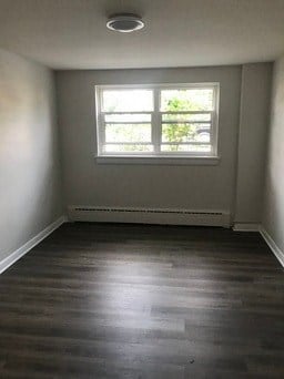 Floor plan for 2 beds, 1 bath