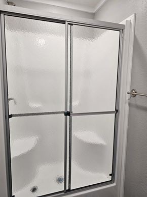 Guthrie house for rent - A white refrigerator with four doors is shown.