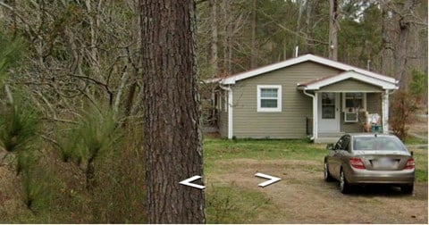 Floor plan for 3 beds, 1 bath, 957 sqft