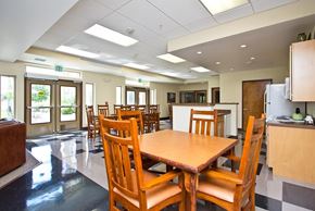 Longmont apartment for rent - A dining room with a table and chairs.