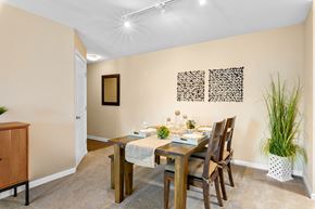 Murfreesboro apartment for rent - the reserve at city center spacious dining room with table and chairs