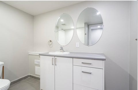 Floor plan for 2 beds, 1 bath