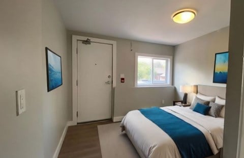Floor plan for 2 beds, 1 bath