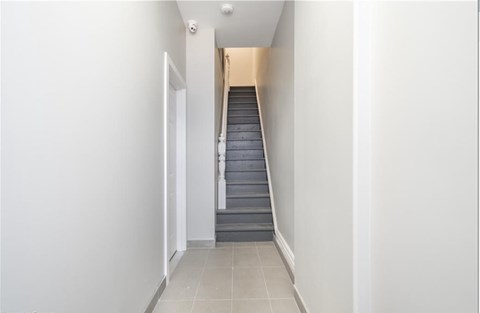 Floor plan for 1 bed, 1 bath