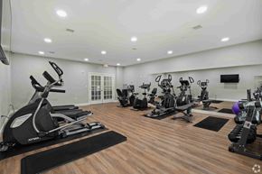 Shelton apartment for rent - A spacious gym with a variety of exercise equipment.