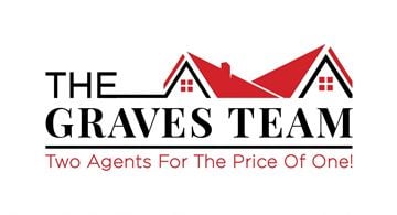 Tunica house for rent - The logo for The Graves Team, which includes two houses and the tagline "Two Agents For The Price Of One!".