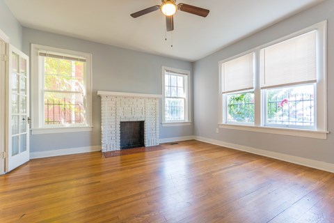 Floor plan for 1 bed, 1 bath, 850 sqft