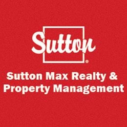 Vancouver apartment for rent - A red sign with the word Sutton on it.