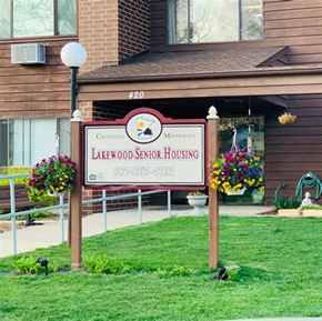 Chatfield apartment for rent - Lakewood Senior Housing property sign
