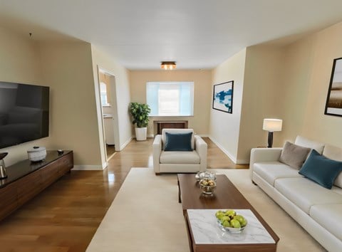Floor plan for 1 bed, 1 bath, 550 sqft