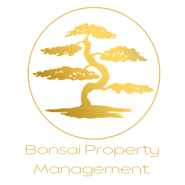 Salt Lake City house for rent - A logo with a tree and the words "Bonsai Property Management".
