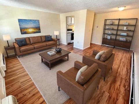 Floor plan for 1 bed, 1 bath, 720 sqft