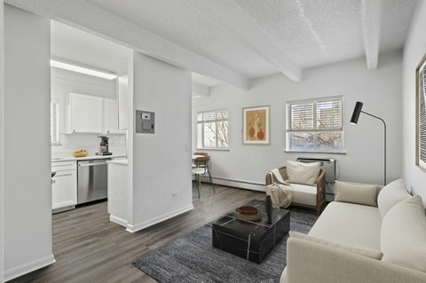 Floor plan for 2 beds, 1 bath, 720 sqft