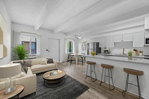 Floor plan for 1 bed, 1 bath, 545 sqft