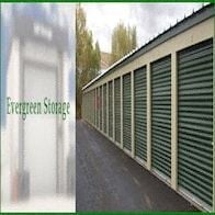 Pullman apartment for rent - A storage facility with green doors is called Evergreen Storage.