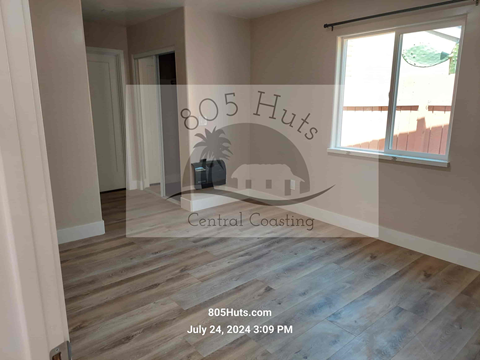 Floor plan for 1 bed, 1 bath, 400 sqft