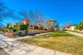 Buckeye house for rent - A residential street with houses and trees.