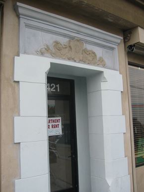 Los Angeles apartment for rent - A window with a sign that says "Rent".