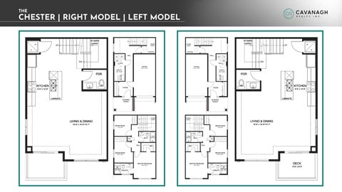 Floor plan for 3 beds, 2.5 baths, 1449 sqft