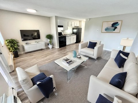 Floor plan for 1 bed, 1 bath, 525 sqft
