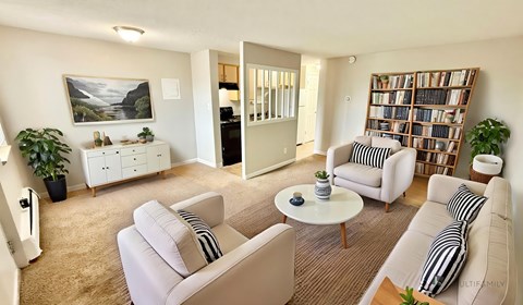 Floor plan for 1 bed, 1 bath, 525 sqft