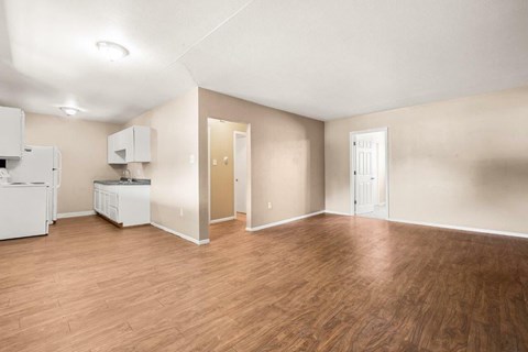 Floor plan for 2 beds, 1 bath, 850 sqft