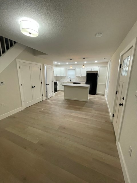Floor plan for 3 beds, 1 bath, 900 sqft