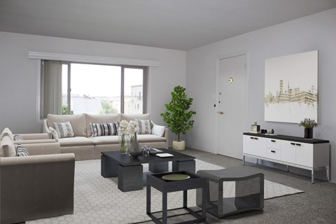 Floor plan for 2 beds, 1 bath, 900 sqft