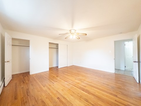 Floor plan for 1 bed, 1 bath