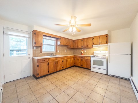 Floor plan for 2 beds, 1 bath