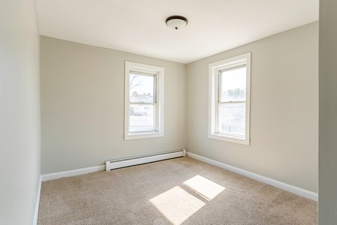 Floor plan for 2 beds, 1 bath