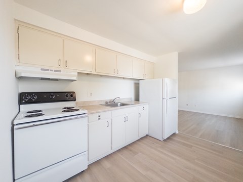 Floor plan for 1 bed, 1 bath