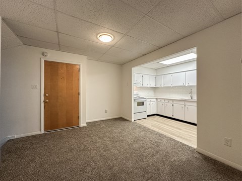 Floor plan for 3 beds, 1 bath