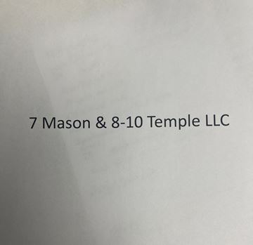Nashua apartment for rent - The image displays the text "7 Mason & 8-10 Temple LLC".