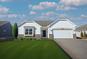 Winfield house for rent - A house with a garage and a driveway in front.