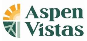 Saskatoon apartment for rent - The image is a logo with the words "Aspen Vistas" written in green.