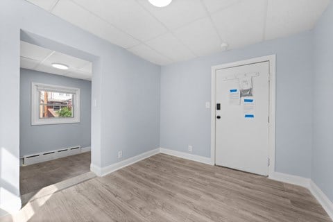 Floor plan for 1 bed, 1 bath