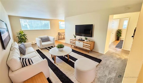Floor plan for 2 beds, 1 bath, 800 sqft