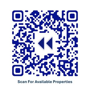 Dallas apartment for rent - A QR code with a play button and the text "Scan For Available Properties" below it.