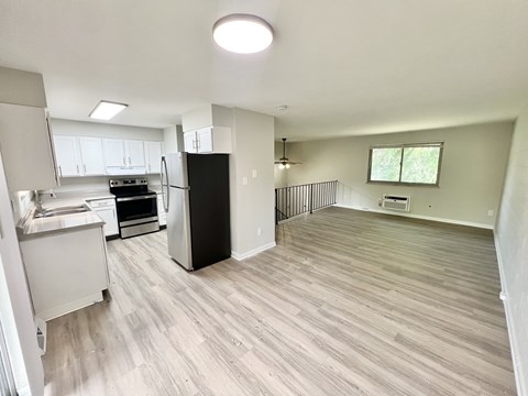 Floor plan for 2 beds, 1.5 baths