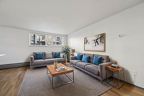 Floor plan for 1 bed, 1 bath, 600 sqft