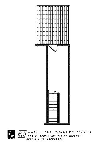 Floor plan for 2 beds, 1 bath, 1213 sqft