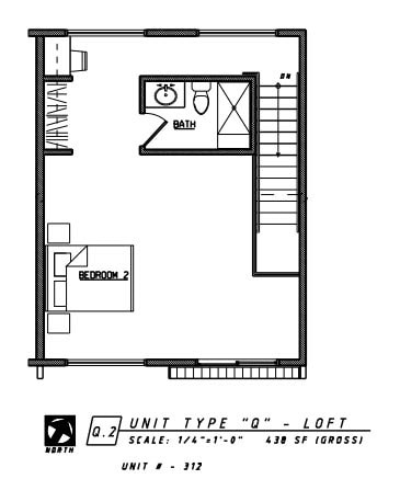 Floor plan for 3 beds, 3 baths, 1969 sqft