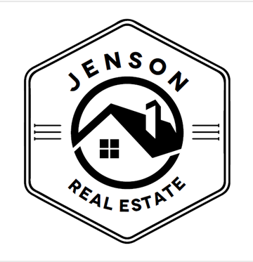 Sturgis apartment for rent - A black and white logo for Jenson Real Estate.