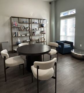 El Paso apartment for rent - A dining room with a round table and chairs.