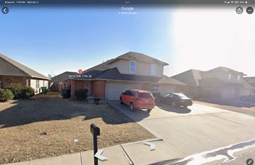 Oklahoma City apartment for rent - A red car is parked in front of a house with the address 3616 SW 77th St.